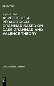 Couverture : Aspects of a pedagogical grammar