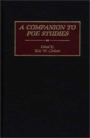 Couverture : A companion to Poe studies