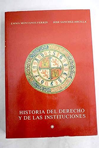 Couverture : Historia del derecho y de las instituciones