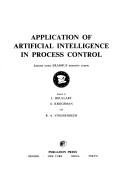 Couverture : Application of artificial intelligence in process control