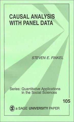 Couverture : Causal analysis with panel data
