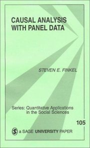Couverture : Causal analysis with panel data