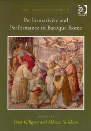 Couverture : Performativity and Performance in Baroque Rome