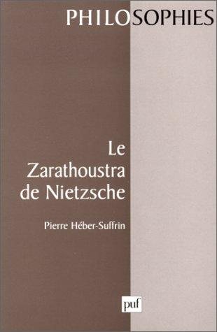 Couverture : Le "Zarathoustra" de Nietzsche
