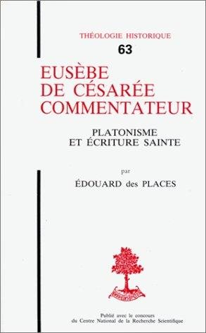 Couverture : Eusèbe de Césarée commentateur