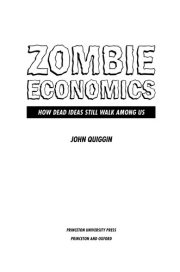 Couverture : Zombie economics
