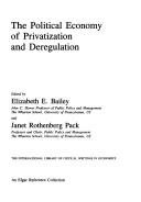 Couverture : The political economy of privatization and deregulation