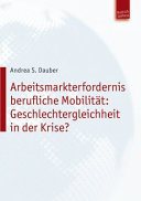 Couverture : Arbeitsmarkterfordernis berufliche Moblität
