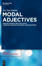 Couverture : Modal adjectives