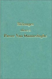 Couverture : Mélanges offerts à Pierre van Ommeslaghe.