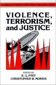 Couverture : Violence, terrorism, and justice