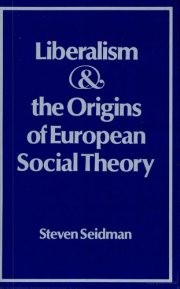 Couverture : Liberalism and the origins of European social theory
