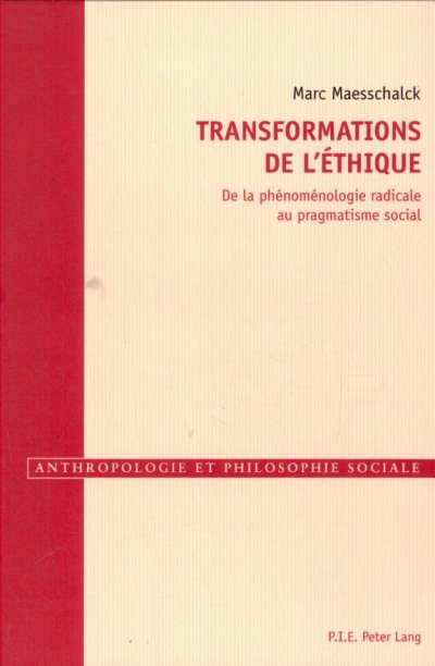 Couverture : Transformations de l'Ethique