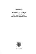 Couverture : Les mots et le corps