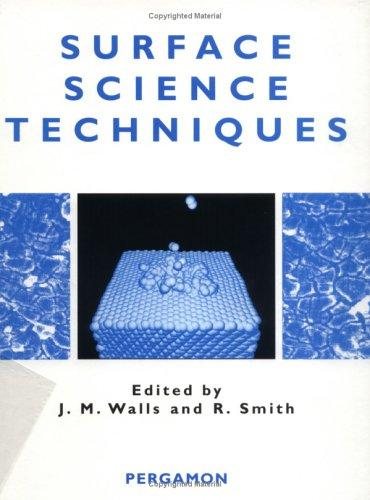 Couverture : Surface science techniques