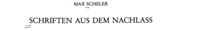 Couverture : Schriften aus dem Nachlass