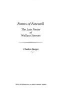 Couverture : Forms of farewell
