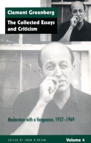 Couverture : Clement Greenberg