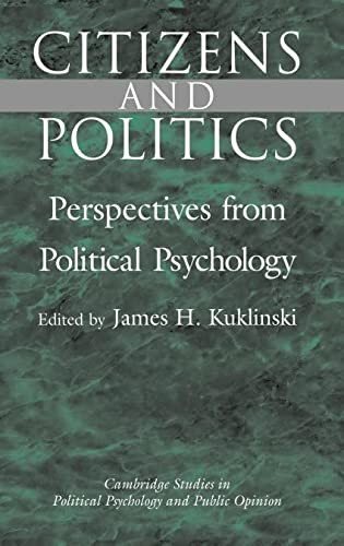 Couverture : Citizens and politics