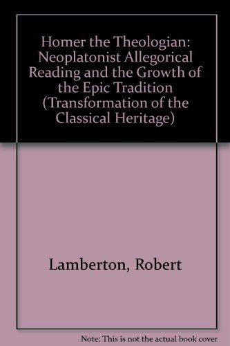 Couverture : Homer the theologian