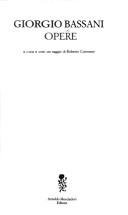 Couverture : Opere