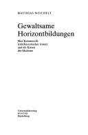 Couverture : Gewaltsame Horizontbildungen