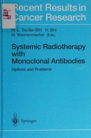 Couverture : Systemic radiotherapy with monoclonal antibodies