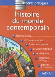 Couverture : Histoire du monde contemporain