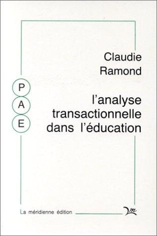 Couverture : L'analyse transactionnelle dans l'éducation