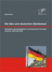 Couverture : Die Idee Vom Deutschen Ständestaat