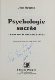 Couverture : Psychologie sacrée