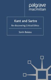 Couverture : Kant and Sartre