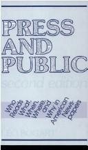 Couverture : Press and public