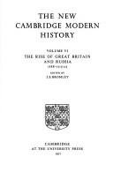Couverture : The New Cambridge Modern History