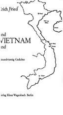 Couverture : Erich Fried und Vietnam und einundvierzig Gedichte.