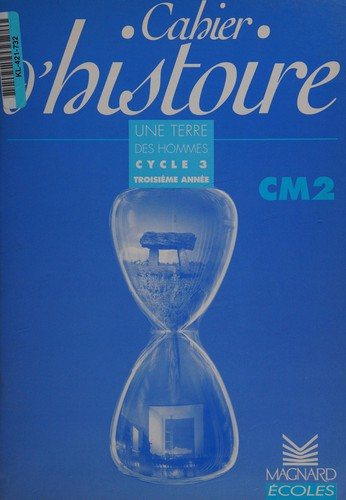 Couverture : Cahier d'histoire, CM2