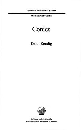 Couverture : Conics