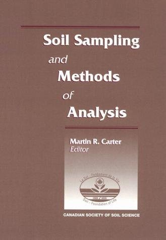 Couverture : Soil sampling and methods of analysis