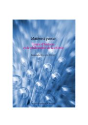Couverture : Matière à penser