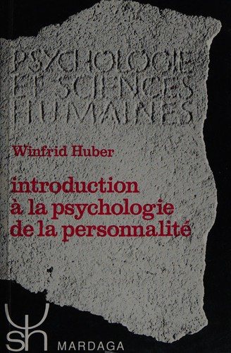 Couverture : Introduction à la psychologie de la personnalité