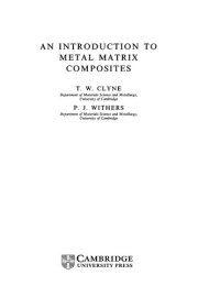 Couverture : An introduction to metal matrix composites