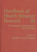 Couverture : Handbook of health behavior research