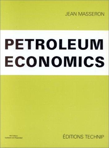Couverture : Petroleum economics
