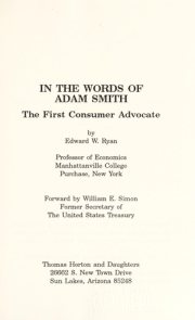 Couverture : In the Words of Adam Smith