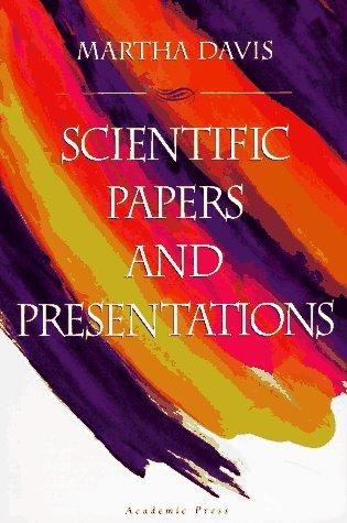 Couverture : Scientific papers and presentations.