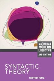 Couverture : Syntactic theory