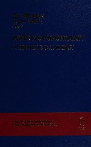 Couverture : Aspects of uncertainty