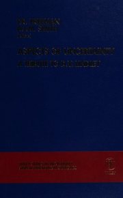 Couverture : Aspects of uncertainty