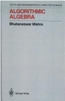 Couverture : Algorithmic algebra