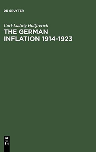 Couverture : The German Inflation 1914-1923